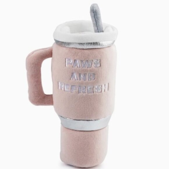 STANLEY CUP DOG TOY PINK - Picture 2 of 3